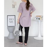 コットンワッフルロールアップハーフスリーブカットソー レディース 大きいサイズ | JungleJalopy | 詳細画像36