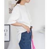 コットンワッフルロールアップハーフスリーブカットソー レディース 大きいサイズ | JungleJalopy | 詳細画像39