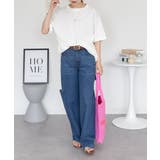 コットンワッフルロールアップハーフスリーブカットソー レディース 大きいサイズ | JungleJalopy | 詳細画像41