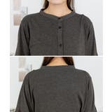 ペプラムギャザーブラウス風カットソー レディース 大きいサイズ | JungleJalopy | 詳細画像19