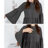 ペプラムギャザーブラウス風カットソー レディース 大きいサイズ | JungleJalopy | 詳細画像20