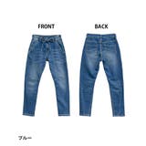 ニットデニム切り替えパンツ 大きいサイズ レディース | JungleJalopy | 詳細画像17