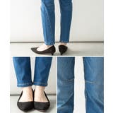 ニットデニム切り替えパンツ 大きいサイズ レディース | JungleJalopy | 詳細画像21