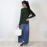 【M-L・LL-3L・4L-5L】ボーダー入り丸首肩ボタン空きプルオーバー | JungleJalopy | 詳細画像51