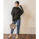 変形ボトルネックニット レディース 大きいサイズ | JungleJalopy | 詳細画像11