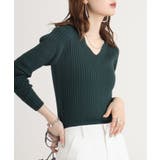 Vネックコットンリブニット 長袖 薄手 | JungleJalopy | 詳細画像61