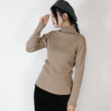 GRAY BEIGE | 大きいサイズ レディース ハイネック | JungleJalopy