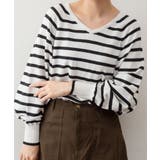 Vネックボーダードルマンニット セーター 大きいサイズ | JungleJalopy | 詳細画像45