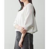 OFFWHITE | 前後2WAY 畦編みルーズセーター レディース 大きいサイズ | JungleJalopy