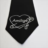 ハートロゴ刺繍ネクタイ | Amilige | 詳細画像6 