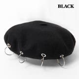 BLACK | リング ベレー帽 | JURYBLACK