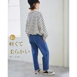 テーパードパンツ レディース 体型カバー | karei | 詳細画像5
