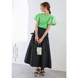 エンボス凹凸生地 ロングスカート ロング丈 | karei | 詳細画像14 