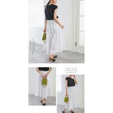 エンボス凹凸生地 ロングスカート ロング丈 | karei | 詳細画像10 