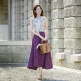 スカート スエードフレアスカート ロングスカート | karei | 詳細画像18 