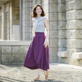 スカート スエードフレアスカート ロングスカート | karei | 詳細画像19 