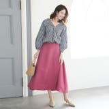 スカート スエードフレアスカート ロングスカート | karei | 詳細画像9 