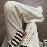 パンツ レディース エンボス加工 | karei | 詳細画像10