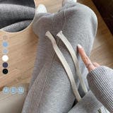 リラックスカジュアルパンツ サイドライン | karei | 詳細画像1 