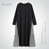 ドッキングワンピース レディース ラウンドネック | karei | 詳細画像14