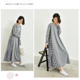 ドッキングワンピース レディース ラウンドネック | karei | 詳細画像10