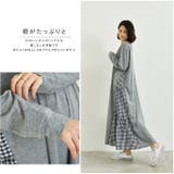 ドッキングワンピース レディース ラウンドネック | karei | 詳細画像5