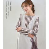 2WAYボーダーTシャツ カットソー レディース ボーダー オシャレ | karei | 詳細画像10 