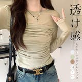 シアートップス 重ね着 透け感 | karei | 詳細画像1