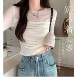 シアートップス 重ね着 透け感 | karei | 詳細画像8