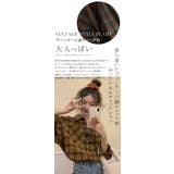 シャツ ヴィンテージ調チェック柄 大人っぽい | karei | 詳細画像2 