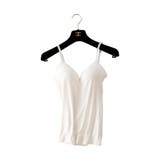 ホワイト | パッド付き キャミソール カップ付 | karei