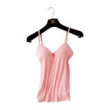 ピンク | パッド付き キャミソール カップ付 | karei