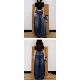 カーブデニムパンツ 脚長効果あり ウエストデニム | karei | 詳細画像10