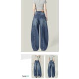 カーブデニムパンツ 脚長効果あり ウエストデニム | karei | 詳細画像8