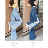 「低身長〜高身長」ワイドデニム レディース ひんやり冷感 | karei | 詳細画像17