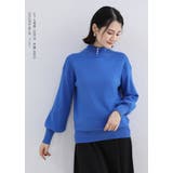 パールつきボトルネックニット ボリュームスリーブ | karei | 詳細画像10 