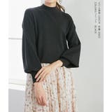 パールつきボトルネックニット ボリュームスリーブ | karei | 詳細画像14 