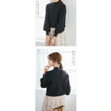 パールつきボトルネックニット ボリュームスリーブ | karei | 詳細画像16 