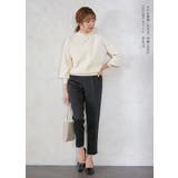 パールつきボトルネックニット ボリュームスリーブ | karei | 詳細画像22 