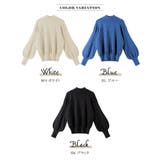 パールつきボトルネックニット ボリュームスリーブ | karei | 詳細画像25 