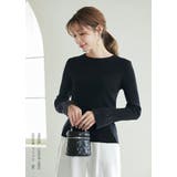 フレアスリーブニット バイカラーパイピング | karei | 詳細画像16 