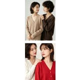 カシミヤ風タッチ カーディガン レディース | karei | 詳細画像11 