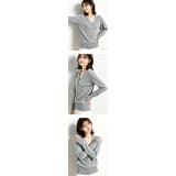 カシミヤ風タッチ カーディガン レディース | karei | 詳細画像14 