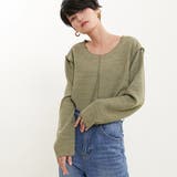 リブニットセーター レディース トップスセーター | karei | 詳細画像18 