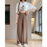 接触冷感 プリーツパンツ レディース | karei | 詳細画像19 
