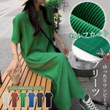 プリーツワンピース セルフカット 夏ワンピース | karei | 詳細画像1 