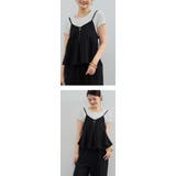 【2枚セット】上下セットアップ レディース ペプラムキャミソール | karei | 詳細画像24