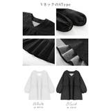 選べる2タイプ ジャガードブラウス 凹凸感 | karei | 詳細画像14