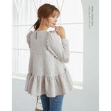 フラワージャガードトップス 肩フリル 大人 | karei | 詳細画像5 