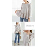 フラワージャガードトップス 肩フリル 大人 | karei | 詳細画像6 